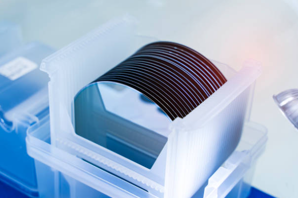 An unprocessed semiconductor wafer